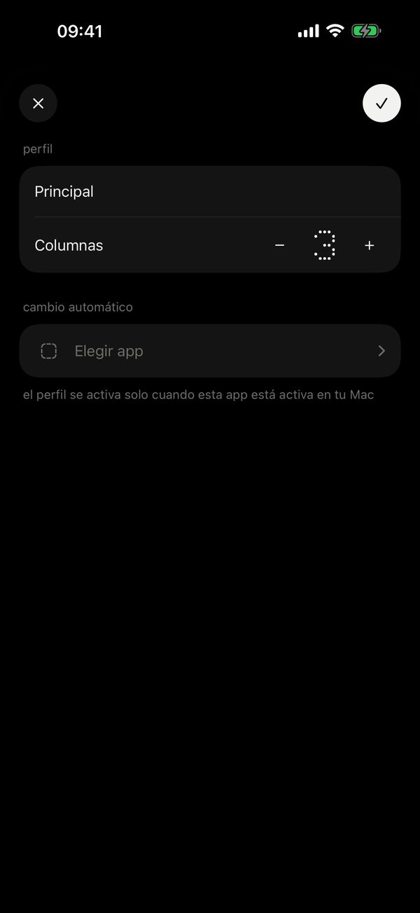 Perfiles y cambio automático