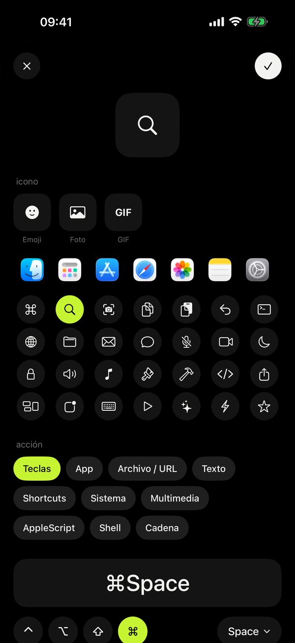 Páginas, emoji, GIF